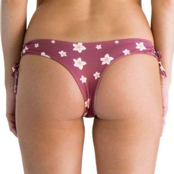 Nirvanic Swim Bikini Umika Bottom in Plumeria Clay (M) - Picture 2 of 5